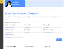 Tablet Screenshot of lidux.de